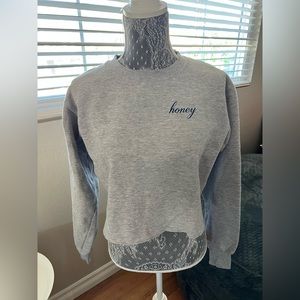 Brandy Melville by John Galt crop honey sweater